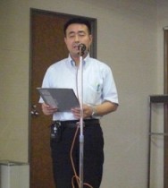 函館市として是非、「子育て支援《ホームスタート》を取り組みたい！」と、話される柴田課長さん