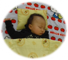 泣きつかれたらねんね❤