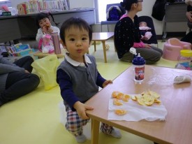 Dくん、みかんおいしいね★