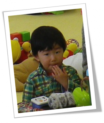 久々のSくん❤大きくなったね♪　でももうすぐお引越か！さみしいよ～(T_T)