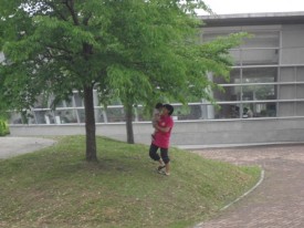 お外、お散歩組