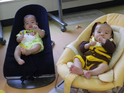 今日初めて来てくれた2人♪ 4ヶ月と3ヶ月です♡