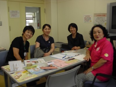 県の中野課長、山形さん、保健大の中村先生、沼田さん