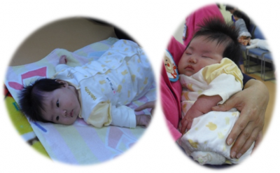 今日はじめましてのKちゃん2ヶ月❤かわいい～♪