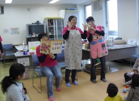 エプロンシアター「ジャックと豆の木」はじまりはじまり～！