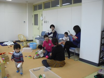 午後は人口密度減少