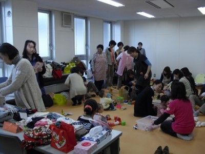 ママたちミニ講座終了。おかえり~!