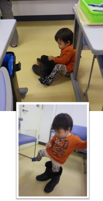 沼田さんのブーツ、履いてみようかなと思って♪