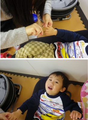 爪割れちゃったからお手入れ♪