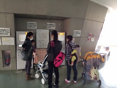 お昼・学食初体験組