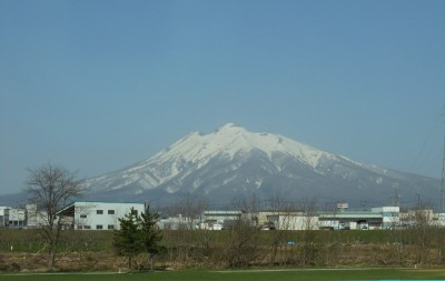帰り、岩木山がキレイに見えてました