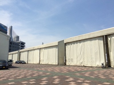 ラッセランドのねぶた小屋もチラ見