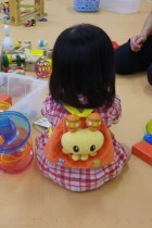 このかわいいリュックも、もらい手さんに喜ばれました♪