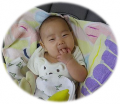 初めて来てくれた3ヶ月のAちゃん❤