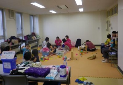 だんだんにぎやかになってきたところ