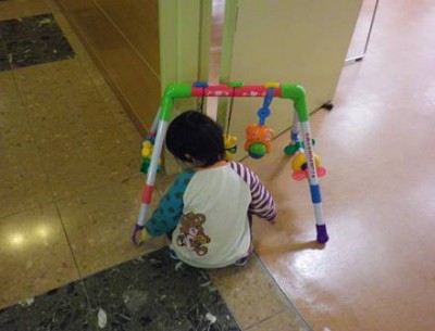 もらってけへ~の、ベビージム…もらってってくれました♪