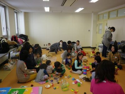 幼稚園や小学校がまだ冬休みなので、お姉ちゃんやお兄ちゃんも一緒に来てくれました