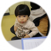 今朝一番に来てくれたKくん