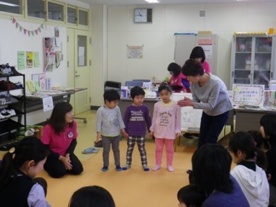 幼稚園が春休みになったお姉ちゃん・お兄ちゃんたちにも手伝ってもらいましょう♪