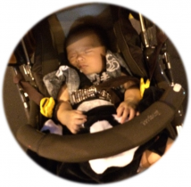 ねぶた囃子を子守唄に…スヤスヤ