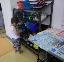 定期的にくつを整理してくれてたFくん