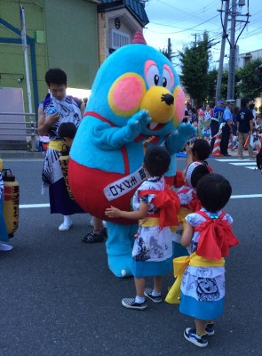 初めて見ました…青函トンネル記念館のキャラクター・モグメロ