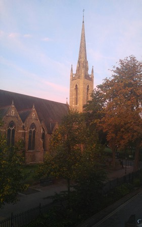 レスターに着いたよ♪と送ってくれた写真