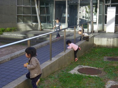 お外組、運動能力向上中♪