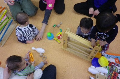 外の人たちより小さい人たち❤