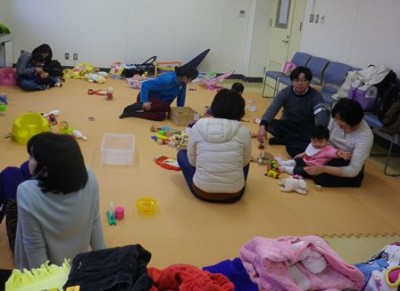 パパさんも一緒に遊びに来てくれました♪