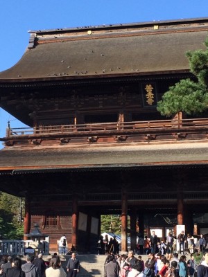 善光寺を見て…